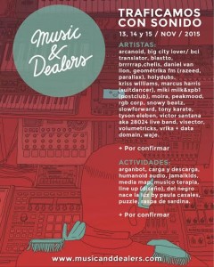 music and dealers line up