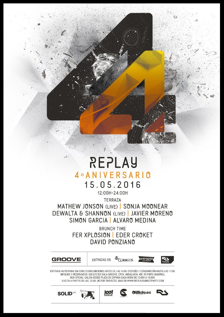 Cuatro años de Replay con Mathew Jonson como invitado 3 replay 4aniversario
