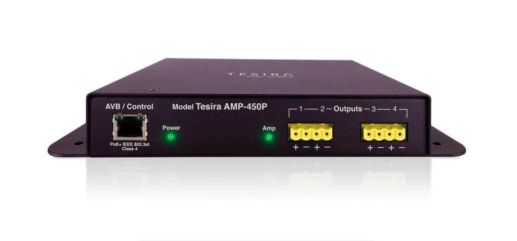 Biamp Systems lleva a las Salas de Conferencia a un nuevo nivel 2 AMP-450P_frontlow
