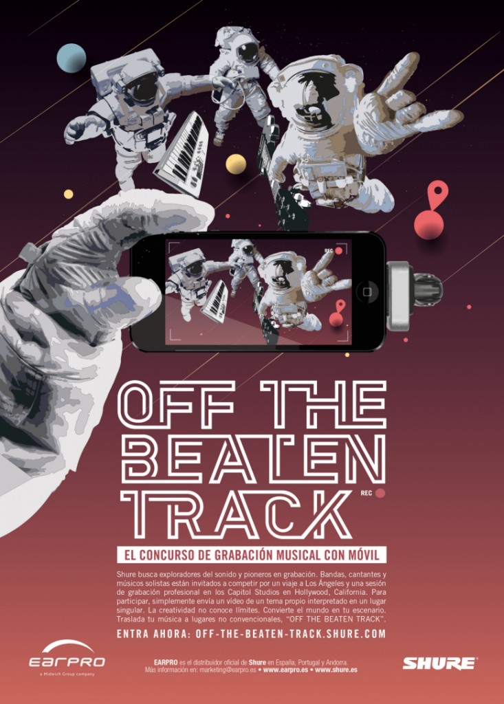 OFF THE BEATEN TRACK, el Concurso de Shure. 2 AAFF_AD_Off_The_Beaten_Trackk_A4(+4mm-sangre)_ESP