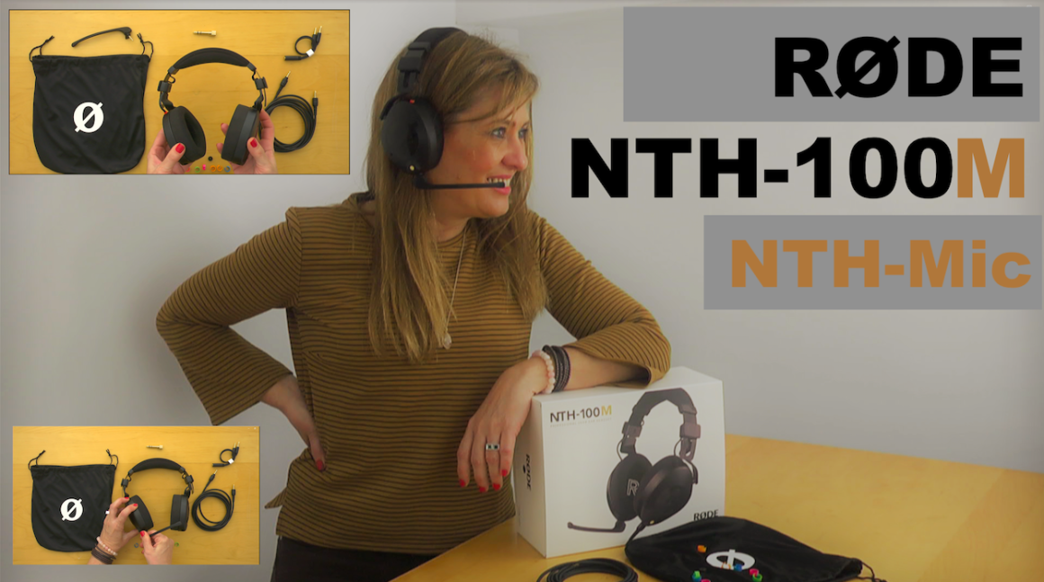Microfone Rode NTH-MIC - Para Fones NTH-100 Profissional