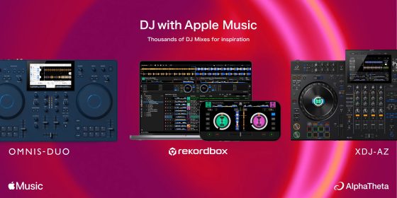 Integración de Apple Music con rekordbox y los sistemas DJ OMNIS-DUO y XDJ-AZ de AlphaTheta.