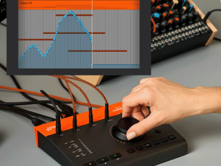 Interface Bitwig Connect con Bitwig Studio mostrandose en la imagen