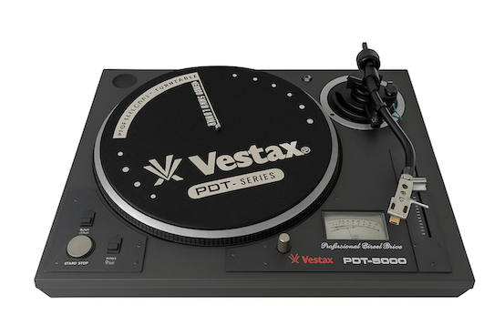 Plato Vestax PDT-5000 visto desde arriba