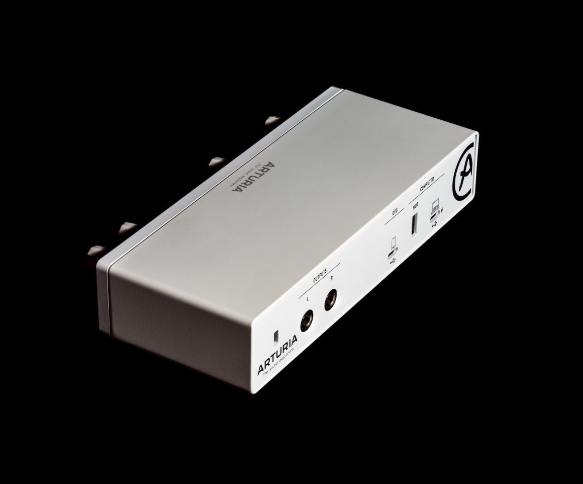 MiniFuse 2 OTG panel trasero con doble USB, hub y salidas balanceadas