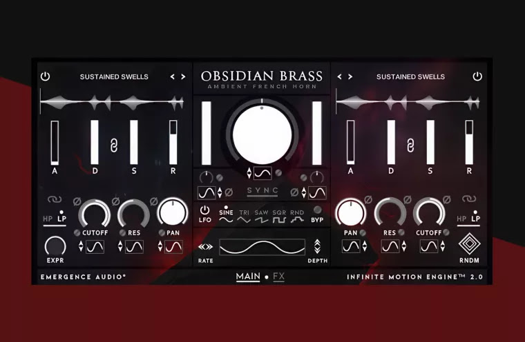 plugins NKS para producción musical con Obsidian Brass de Emergence Audio