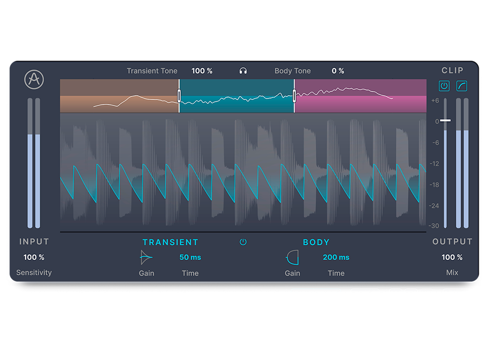 Arturia FX Collection 6: qué cambia respecto a versiones previas y análisis técnico 4 Arturia FX Collection 6 Bus Transient plugin para control de ataque y sustain