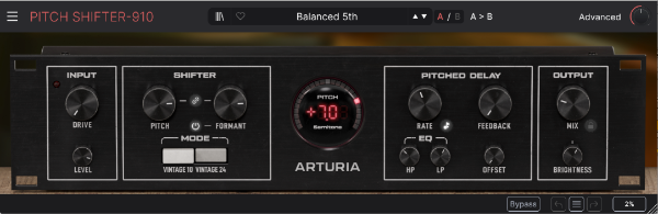 Arturia FX Collection 6: qué cambia respecto a versiones previas y análisis técnico 3 Arturia FX Collection 6 Pitch Shifter-910 procesador de cambio de tono