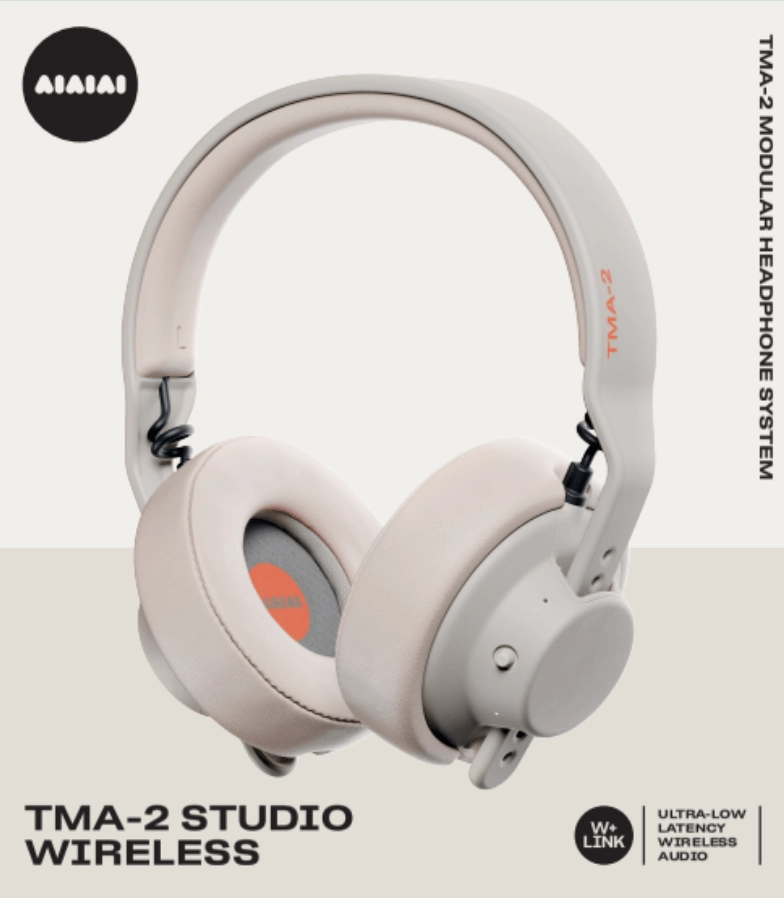 AIAIAI White Collection: si hoy tuviera que elegir entre AIAIAI, AlphaTheta, Sennheiser o Audio-Technica 3 AIAIAI TMA-2 Studio Wireless White auriculares inalámbricos para producción musical y creación de contenido