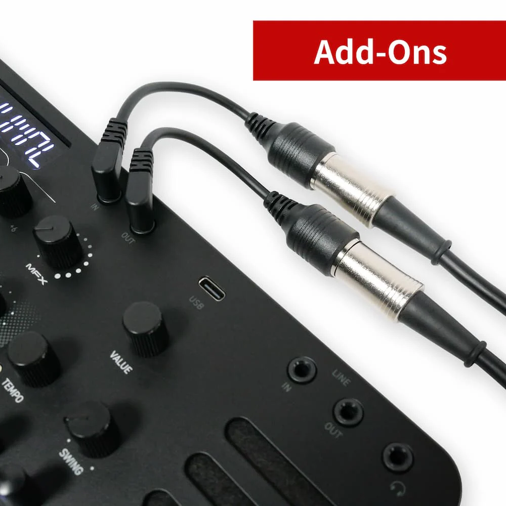 Sonicware Deconstruct Minimal: la groovebox que busca el groove imperfecto 2 Sonicware Deconstruct Minimal conectividad USB y opciones de audio para integración hardware y producción electrónica