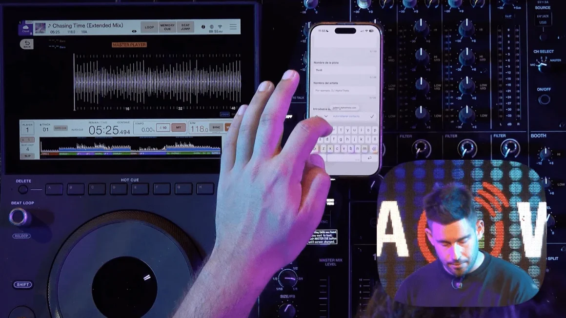 AlphaTheta CDJ-1500X: así es el nuevo reproductor DJ que incorpora CoBeat y funciones heredadas del CDJ-3000X 8 AlphaTheta CDJ-1500X mostrando CoBeat durante nuestra review, con el envío de solicitudes musicales desde un teléfono móvil.